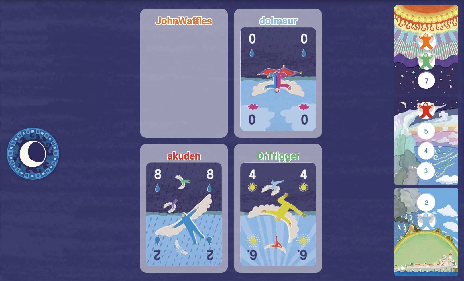 ついにBoardGameArenaで「トリカロス」がベータ版でプレイできるようになりました！